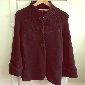 Sanctuary black cable knit sweater