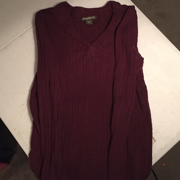 Burgundy sweater