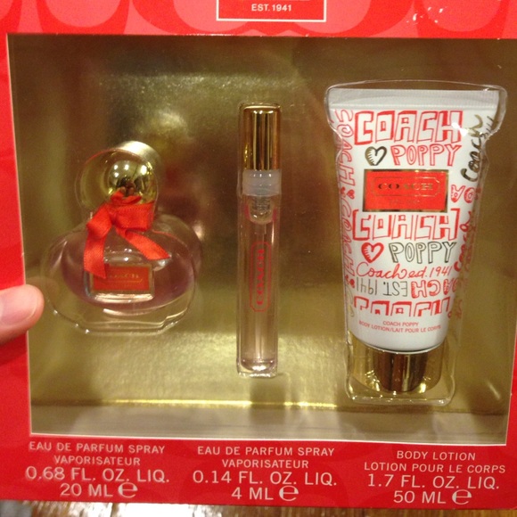 Coach perfume set
