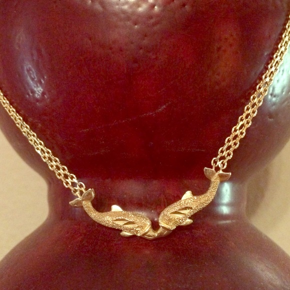 Gold Dolphin Necklace