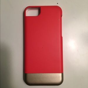 Coral and gold iPhone 5c phone case