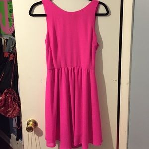 Lush bright pink sundress
