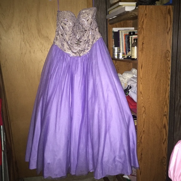 Lavender Quinceanara Prom Dress