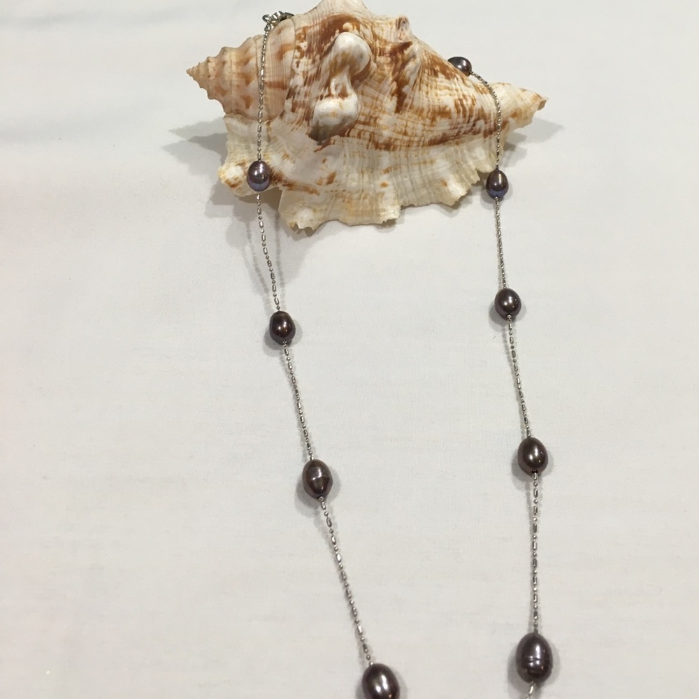 Pearl Necklace  Genuine Pearls - Picture 2 of 8