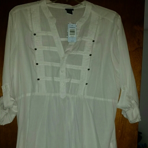 Torrid tunic white 3X
