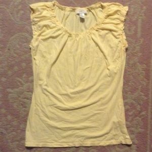 Yellow Ann Taylor shirt