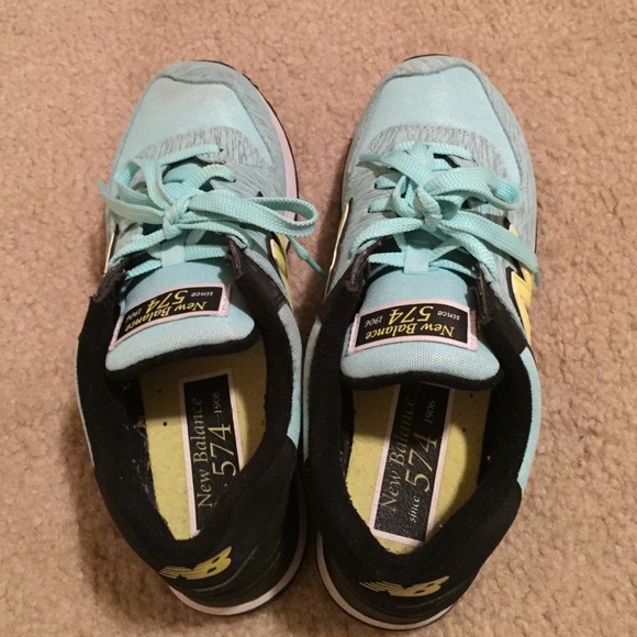 Blue and Yellow New Balance