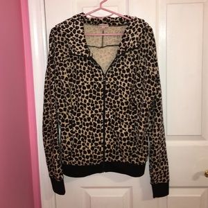 Juicy Couture cheetah zip up