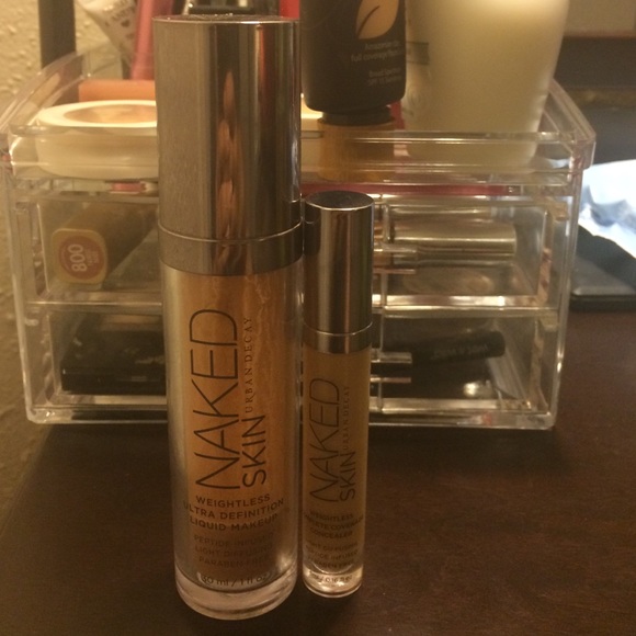 UD Foundation and Concealer.