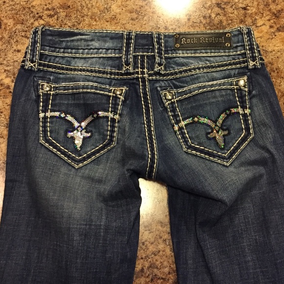 Rock Revival Denisa Straight Stretch Jean