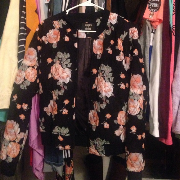 Floral Bomber jacket