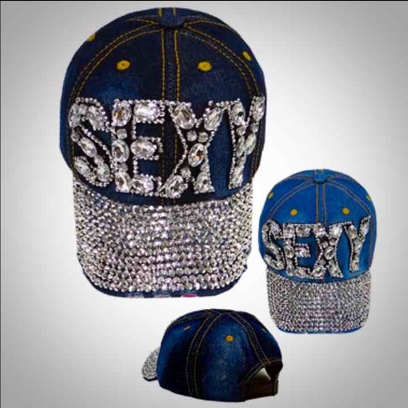 Sexy Rhinestone CAP - Picture 2 of 3