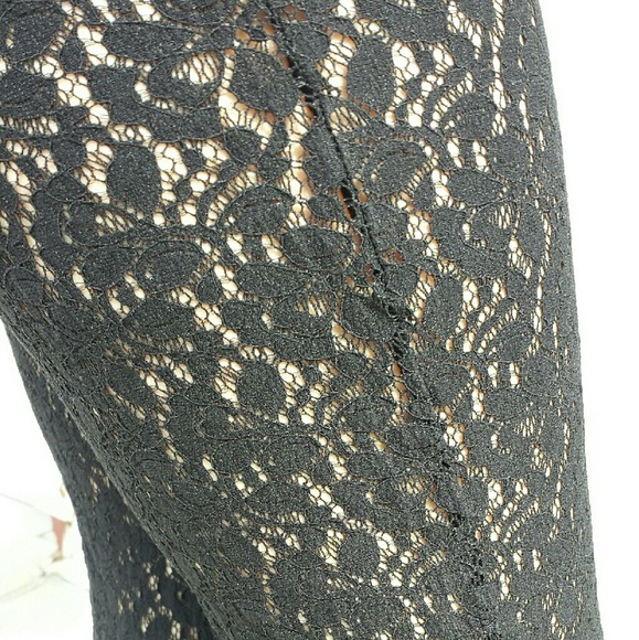 1 LEFT- Sml.-BCBGeneration black lace pants NWT - Picture 3 of 8