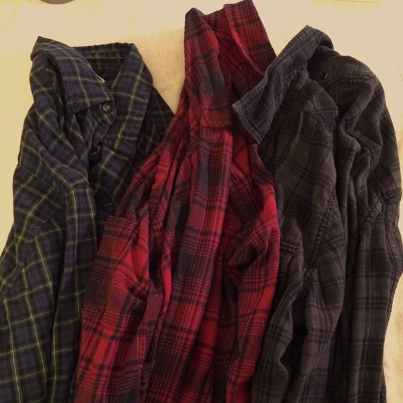 🌲🚬camp vibes/grunge flannel bundle🚬🌲