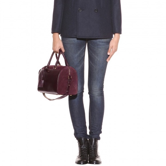 Brand New Saint Laurent Suede Duffle 6 in Camel - Picture 4 of 4