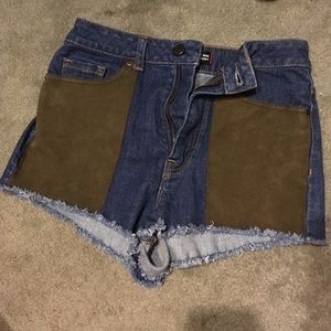 BDG high rise cheeky shorts