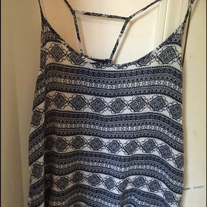 boho patterned tank top