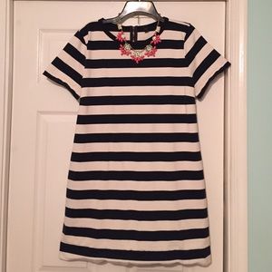 J. Crew Striped Dress xl