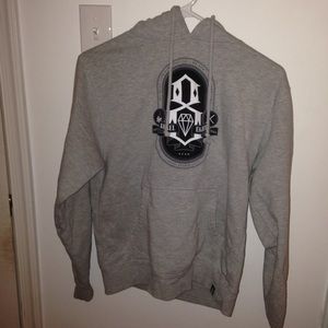 Gray rebel eight hoodie