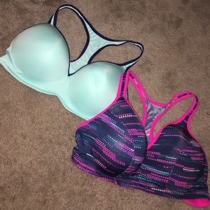 Racer back flirtitude cupped sports bras!