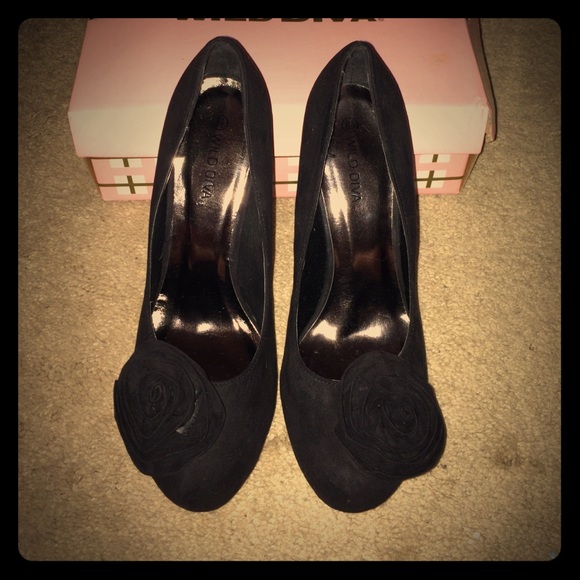 Suede Heels