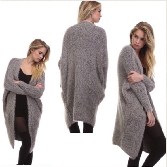 Tea n Cup faux fur sweater