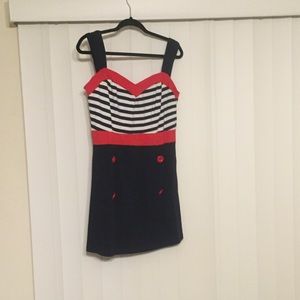 Sourpuss nautical dress
