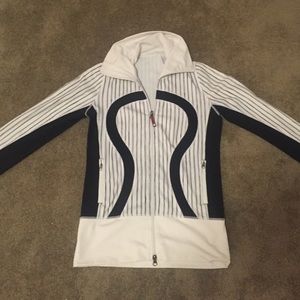 Pinstripe Lululemon Stride Jacket
