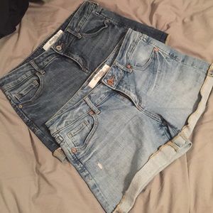 ✳️💖 BUNDLE! Two jean shorts.