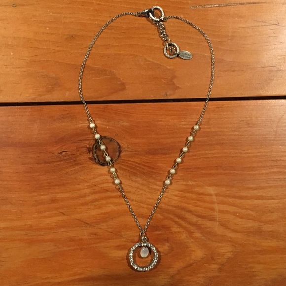 Seasonal Whispers Crystal and Earth Pearl Necklace - Picture 1 of 3