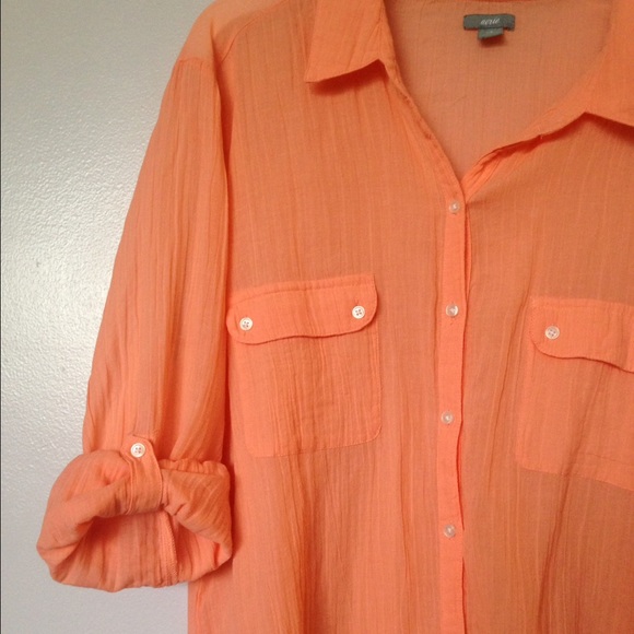 aerie lightweight button down