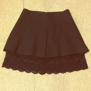 Bebe black mini skirt.