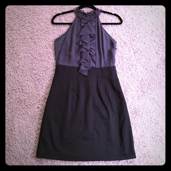 Emmelee Dresses & Skirts - Gray/Black Halter Dress