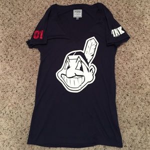 Victoria's Secret Pink Cleveland Indians shirt