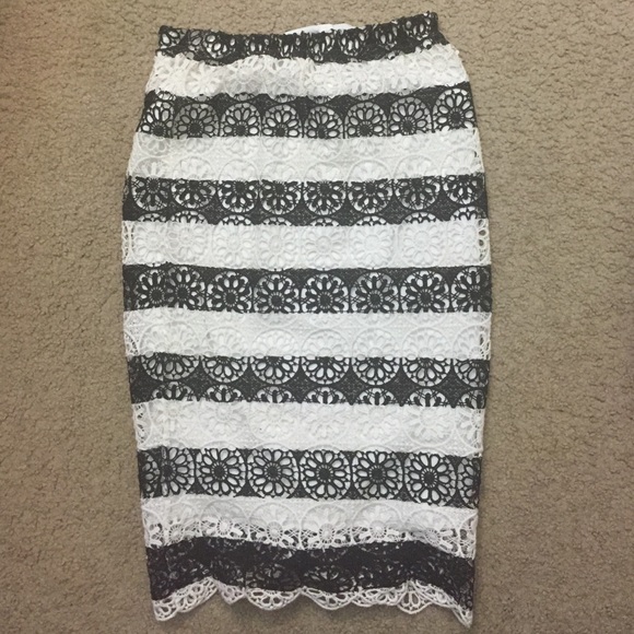 Black & White Skirt