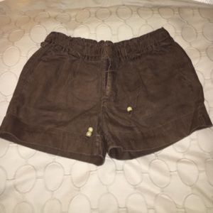 Old Navy chocolate brown linen shorts (size small)