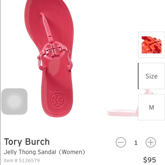 Tory Burch jelly thong sandal
