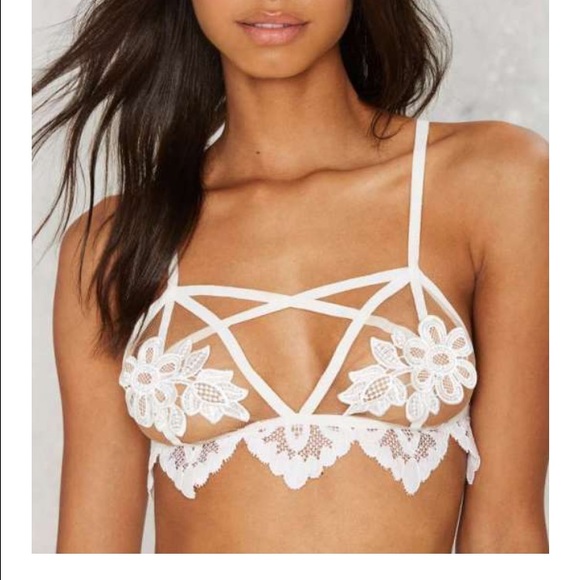 SKIVVIES by For Love & Lemons Ruby Lace Bralette