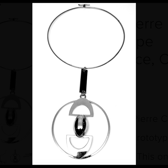 Pierre Cardin prototype deco necklace 1975