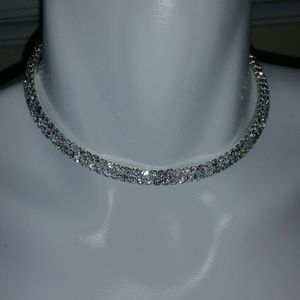 5 Rhinestone chokers 5 for $10