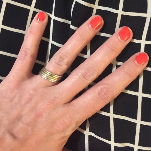 Silver and gold tone Stella and dot rings