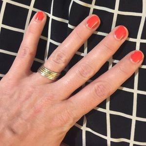 Silver and gold tone Stella and dot rings