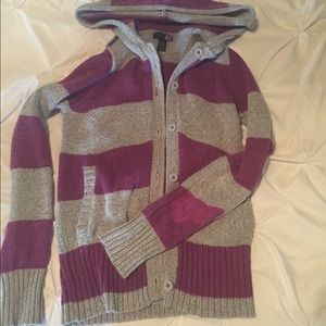 Fox button up sweater