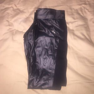 Leather leggings