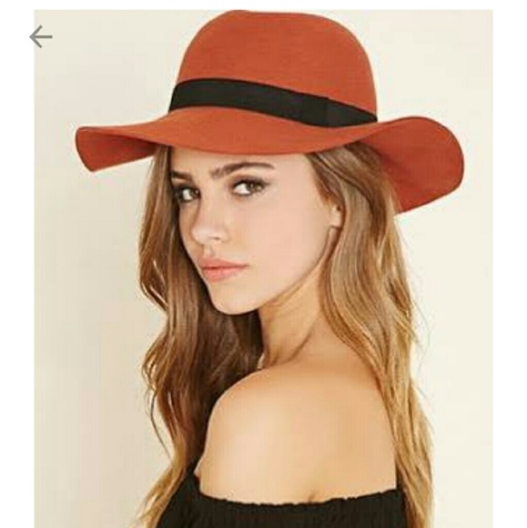 **sold in bundle** Forever 21 rust floppy hat NWT - Picture 4 of 4