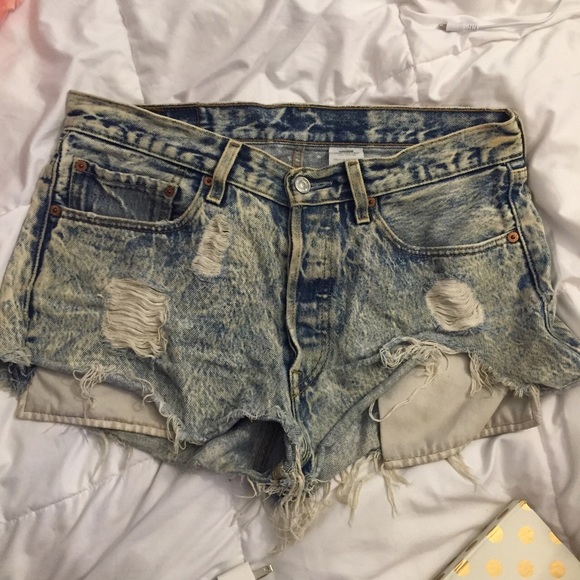 Vintage Levis, acid wash, button fly! Awesome!