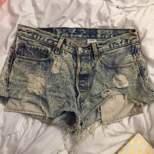 Vintage Levis, acid wash, button fly! Awesome!