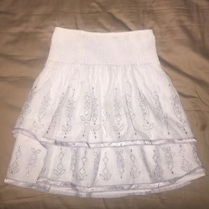White skirt