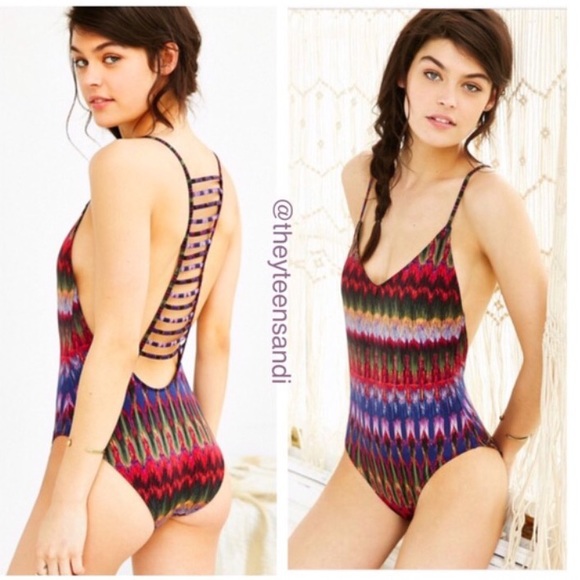 Urban outfitters detailed back one piece