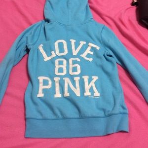 VICTORIA SECRET PINK full zip up sweater